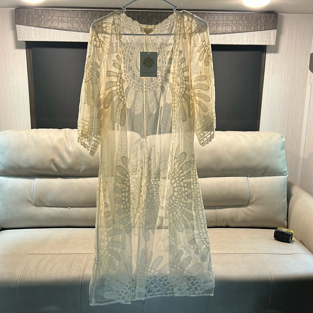 Rebellion Lace Cover Up NWT music fest